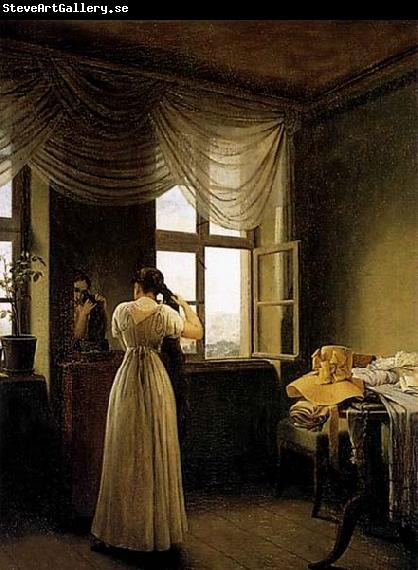 Georg Friedrich Kersting At the Mirror